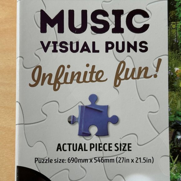 Music Visual Puns PUNtastic Puzzles Musicians Jigsaw Puzzle 1000 pcs - Picture 3 of 5